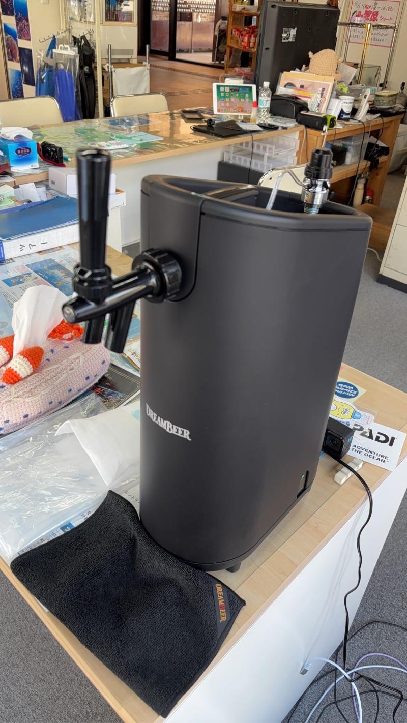 秘密兵器のビールサーバー