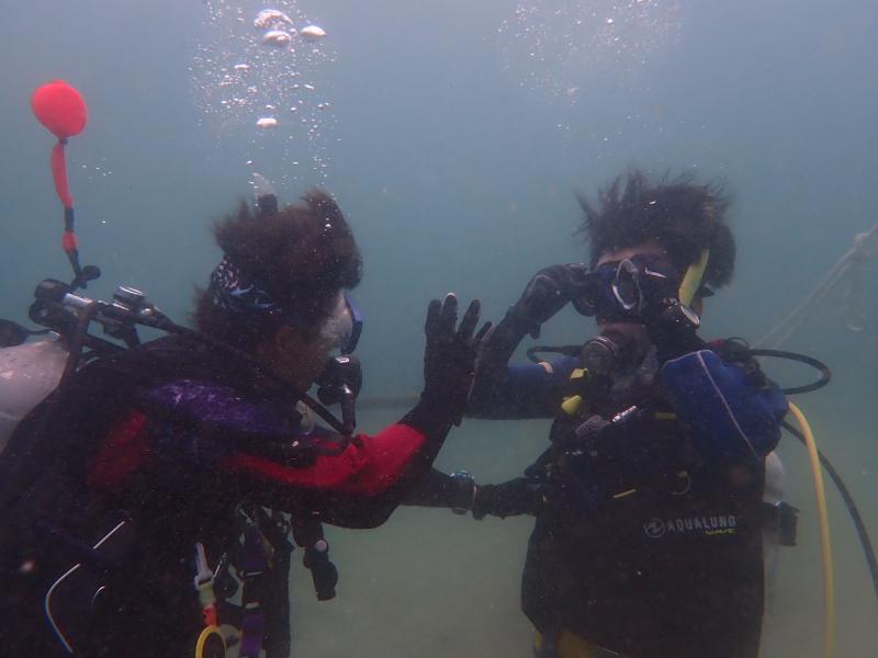水中の様子！
