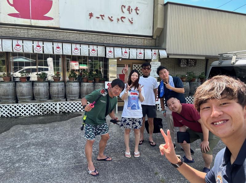 ダイビング後～！