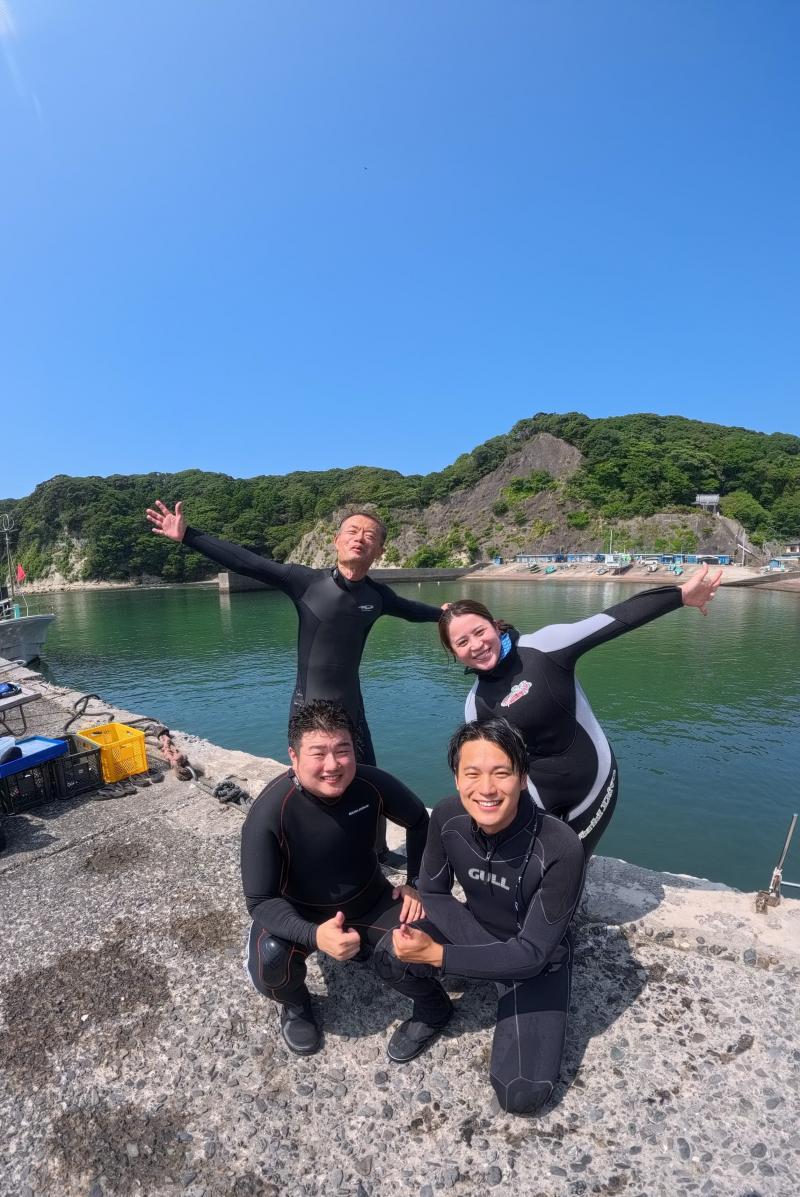 行川でダイバーデビュー！！